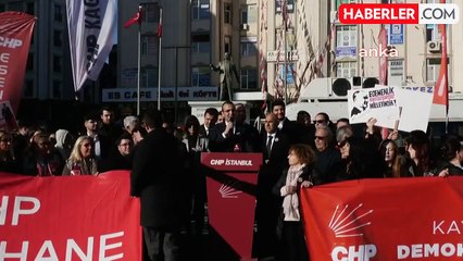 Esenyurt'ta CHP'den Demokrasi Nöbeti