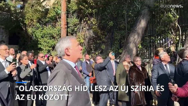 Tajani Damaszkuszban: Olaszország híd lesz az új Szíria és az EU között