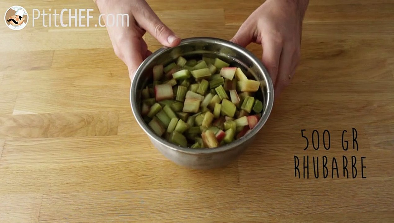 Einfacher rhabarberkuchen