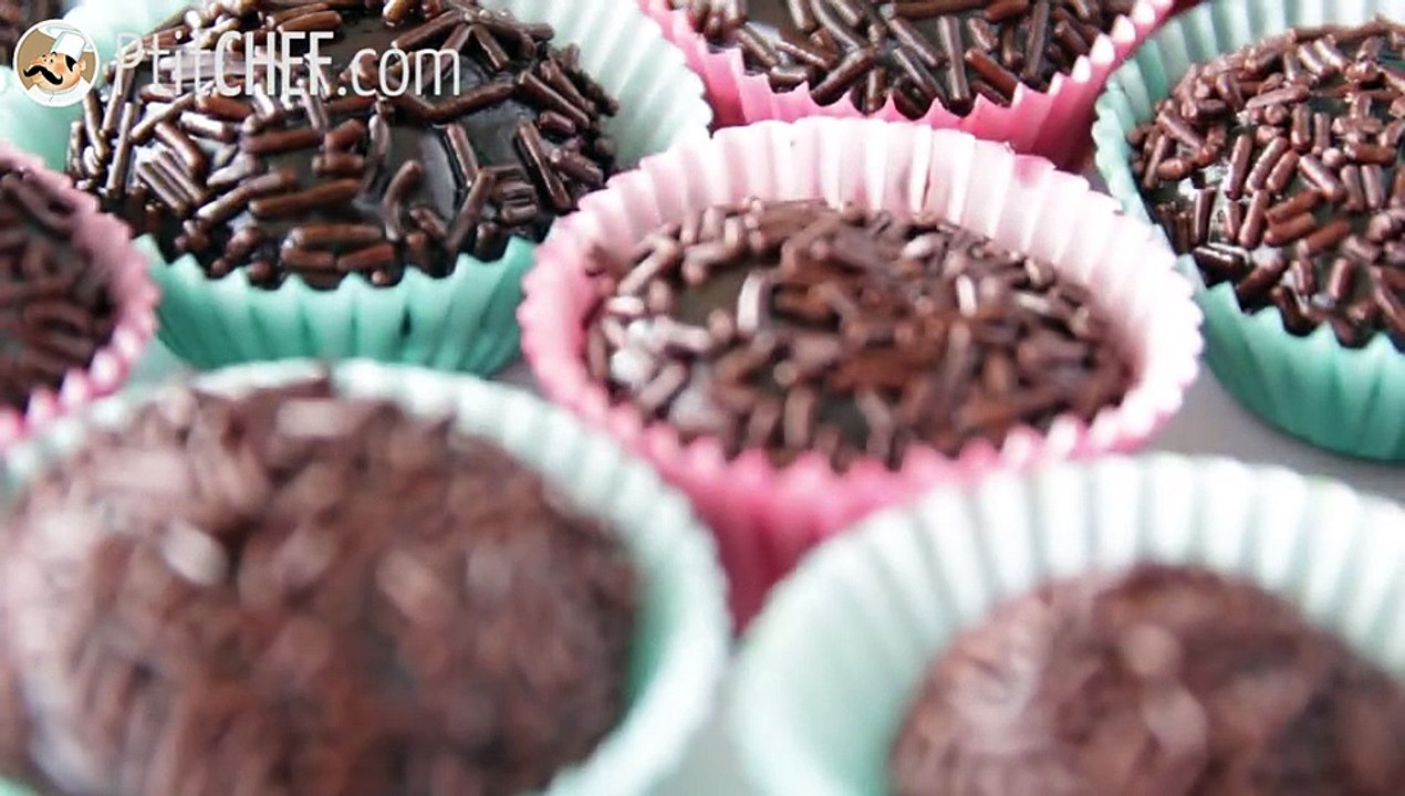 Brigadeiro, kleine brasilianische süßigkeiten