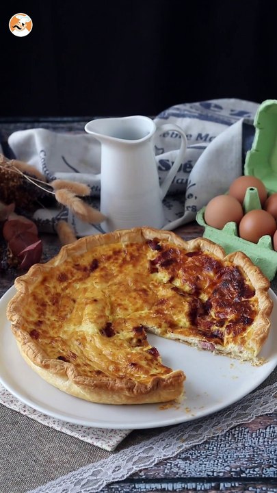 Hausgemachte quiche lorraine, das einfache rezept