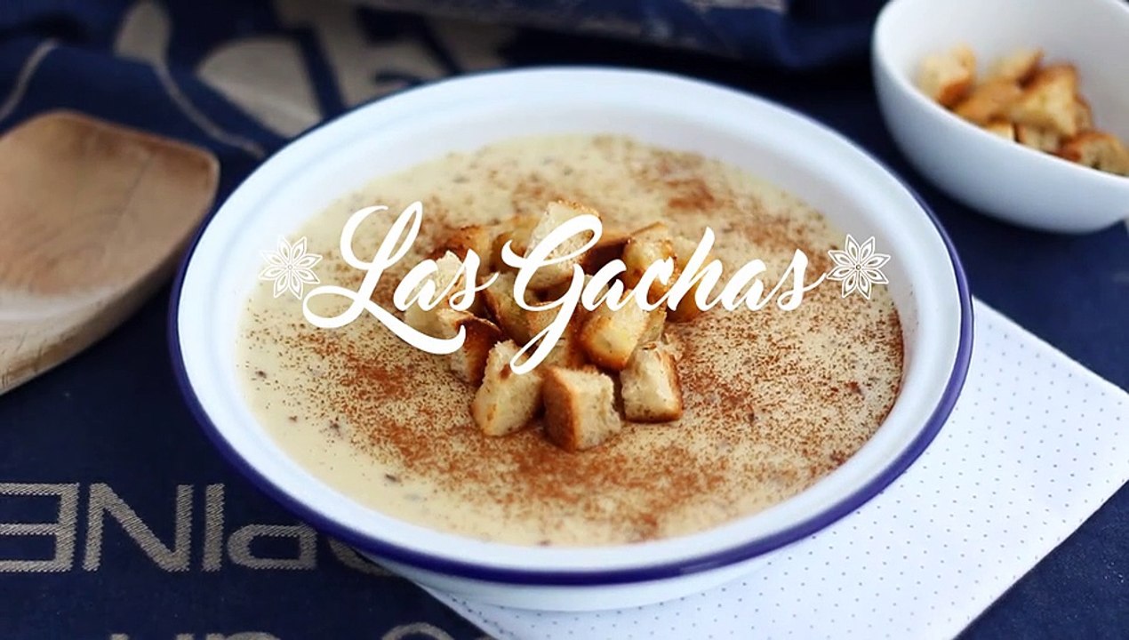 Las gachas, andalusische creme mit grünem anis und zimt