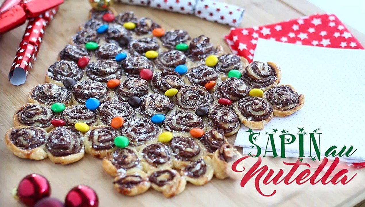 Nutella-tannenbaum zum teilen