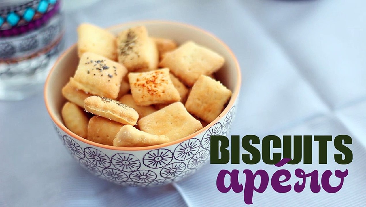 Selbstgemachte aperitifkekse