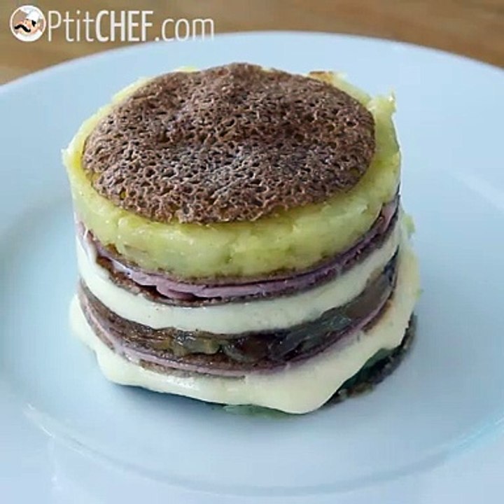 Mille feuille de raclette