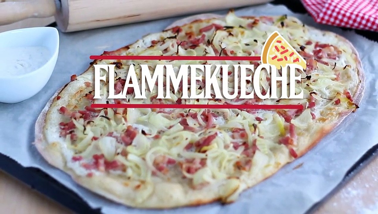 Flammekueche, elsässischer flammkuchen