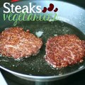 Vegetarische steaks mit kidneybohnen