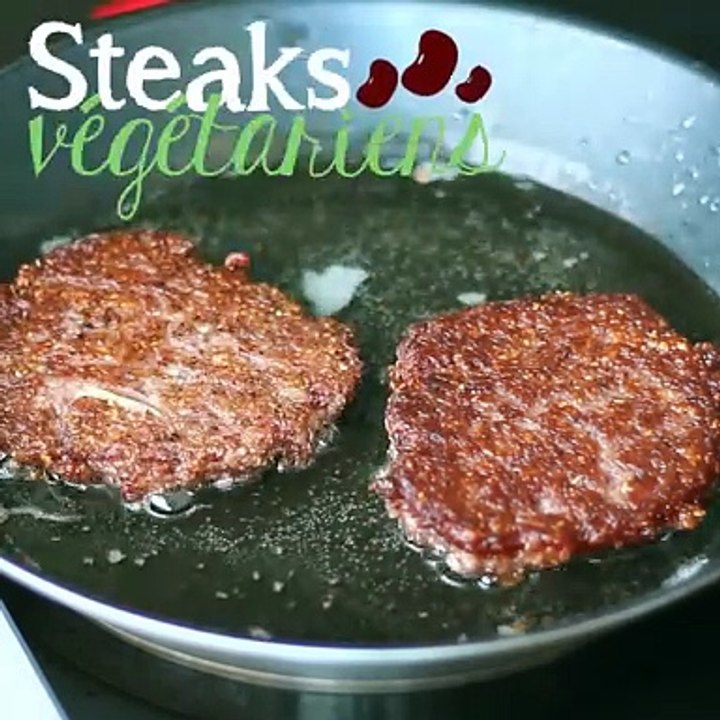 Vegetarische steaks mit kidneybohnen