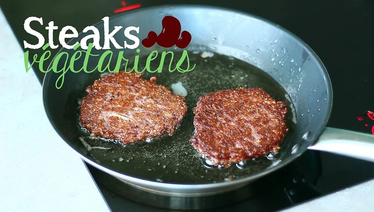 Vegetarische steaks mit kidneybohnen