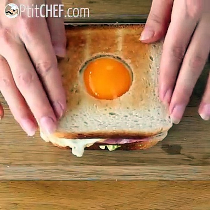 Club sandwich mit ei