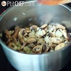 Quinoa-risotto mit pilzen