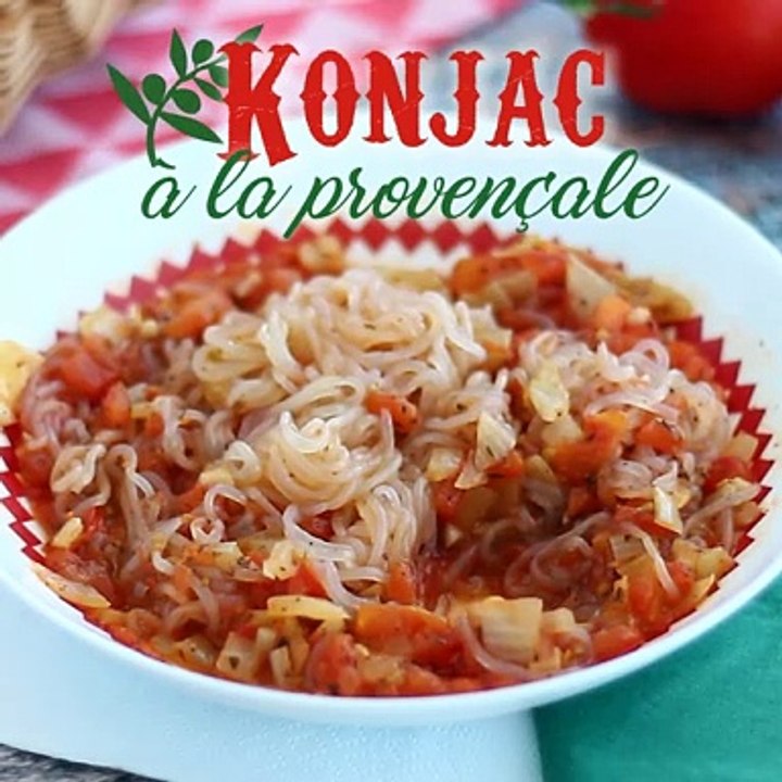 Konjac-spaghetti nach provenzalischer art