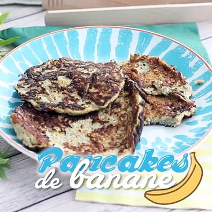 Schnelle glutenfreie pfannkuchen (bananen+eier)