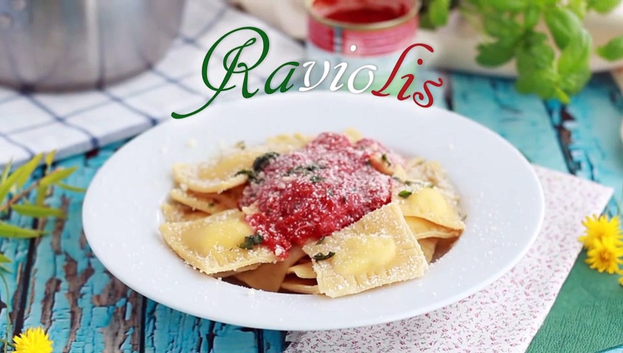 Ravioli mit ricotta, das rezept schritt für schritt erklärt