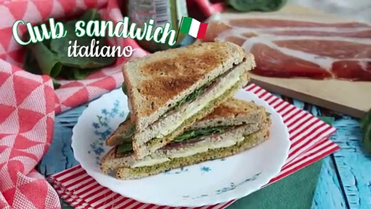 Italienischer sandwich-club