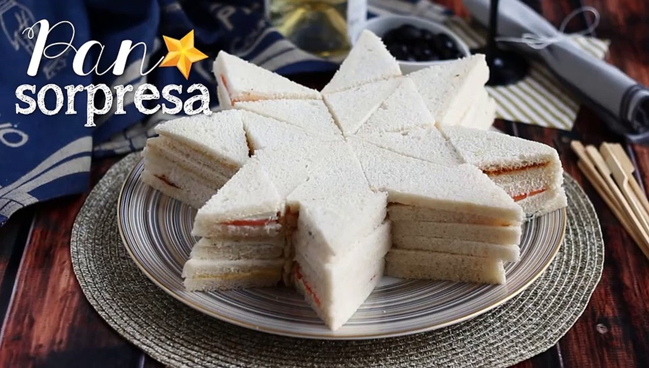 Origami-stern-überraschungsbrot