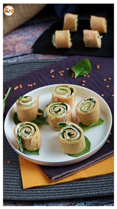 Rote linsenpfannkuchen - mit nur 2 zutaten!