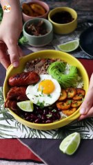 Bandeja paisa, das kolumbianische gericht voller geschmack und tradition
