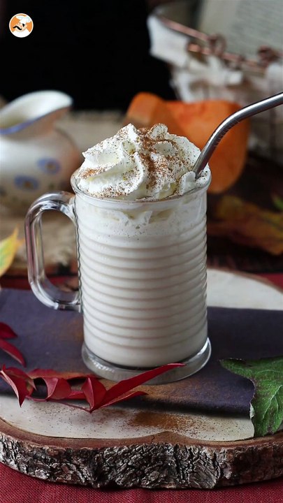 Pumpkin spice latte mit selbstgemachtem kürbissirup!