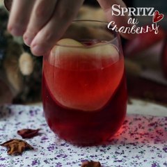 Der perfekte cocktail für den valentinstag: cranberry spritz!