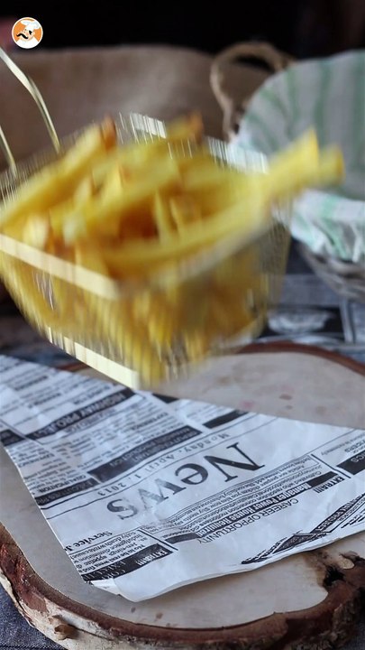 Ultraknusprige, tiefgefrorene air fryer pommes frites!