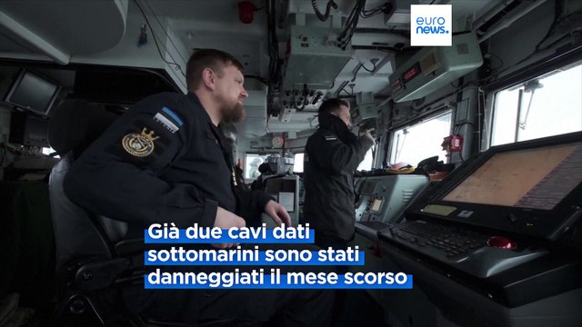 Mar Baltico, la marina estone intensifica i pattugliamenti dopo i sabotaggi ai cavi sottomarini