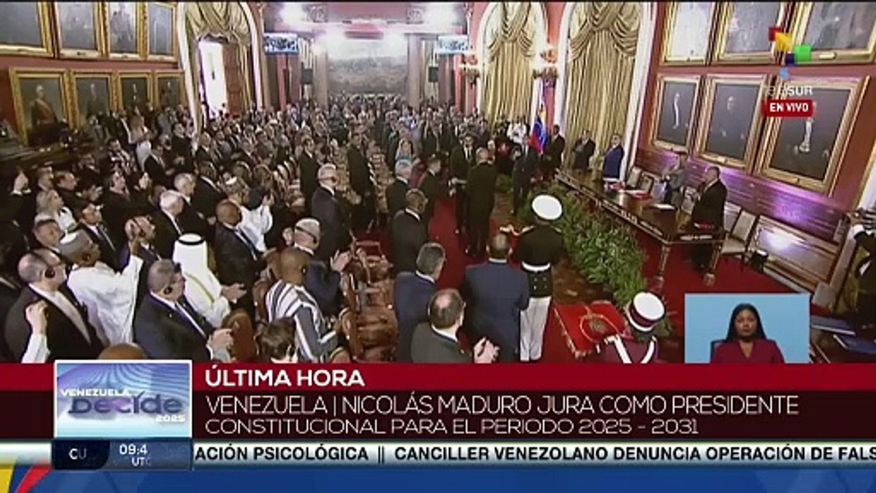 Nicolás Maduro es juramentado presidente constitucional de Venezuela