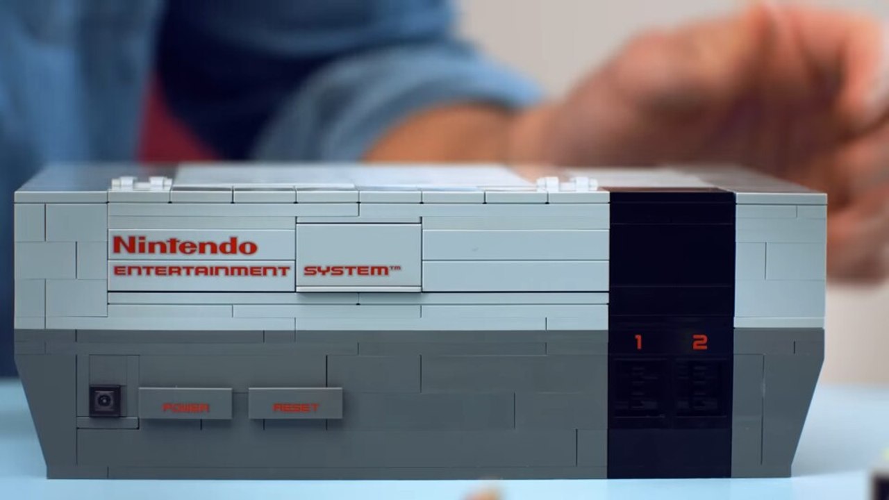 Nintendo nes, aber aus lego: so funktioniert die retro-konsole aus bauklötzen