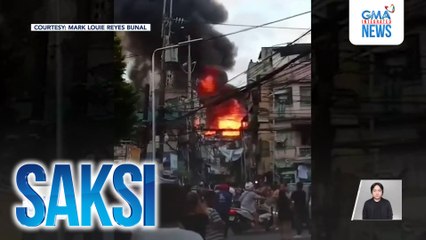 Sunog, sumiklab sa residential area sa Pasay City | Saksi