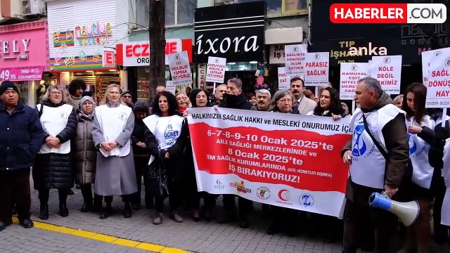 Sağlık Çalışanlarından İş Bırakma Eylemi: İzin Verilmeyen Basın Açıklaması