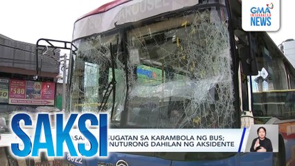17 pasahero, sugatan sa karambola ng bus; steel plate, itinuturong dahilan ng aksidente | Saksi
