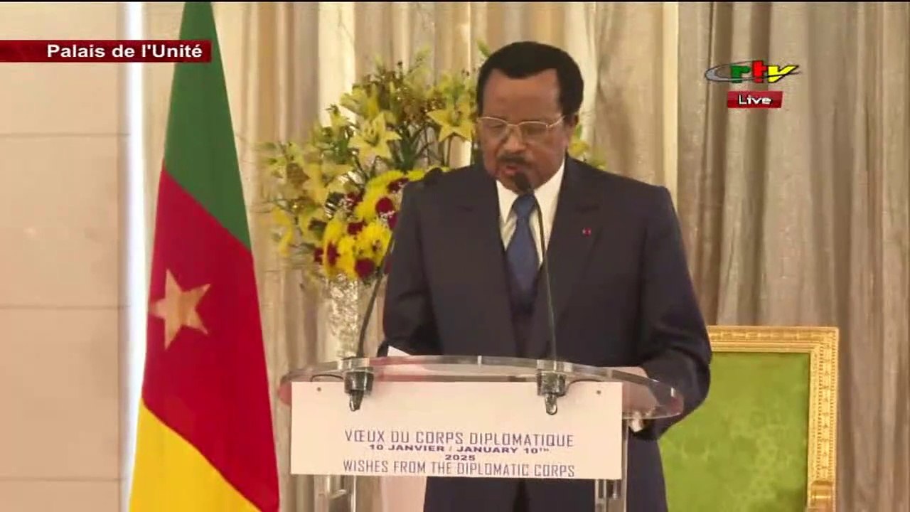 Discours du Chef de l’Etat en réponse aux vœux de Nouvel An 2025 du Corps Diplomatique B