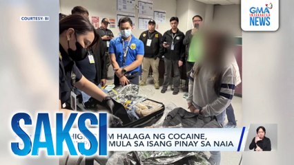 Mahigit P24-M halaga ng cocaine, kinumpiska mula sa isang pinay sa NAIA | Saksi