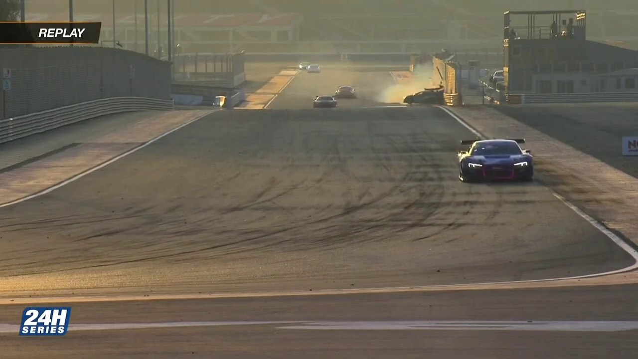 24H Series 2025 Dubai 24H Qualifying Zhou Huge Crash