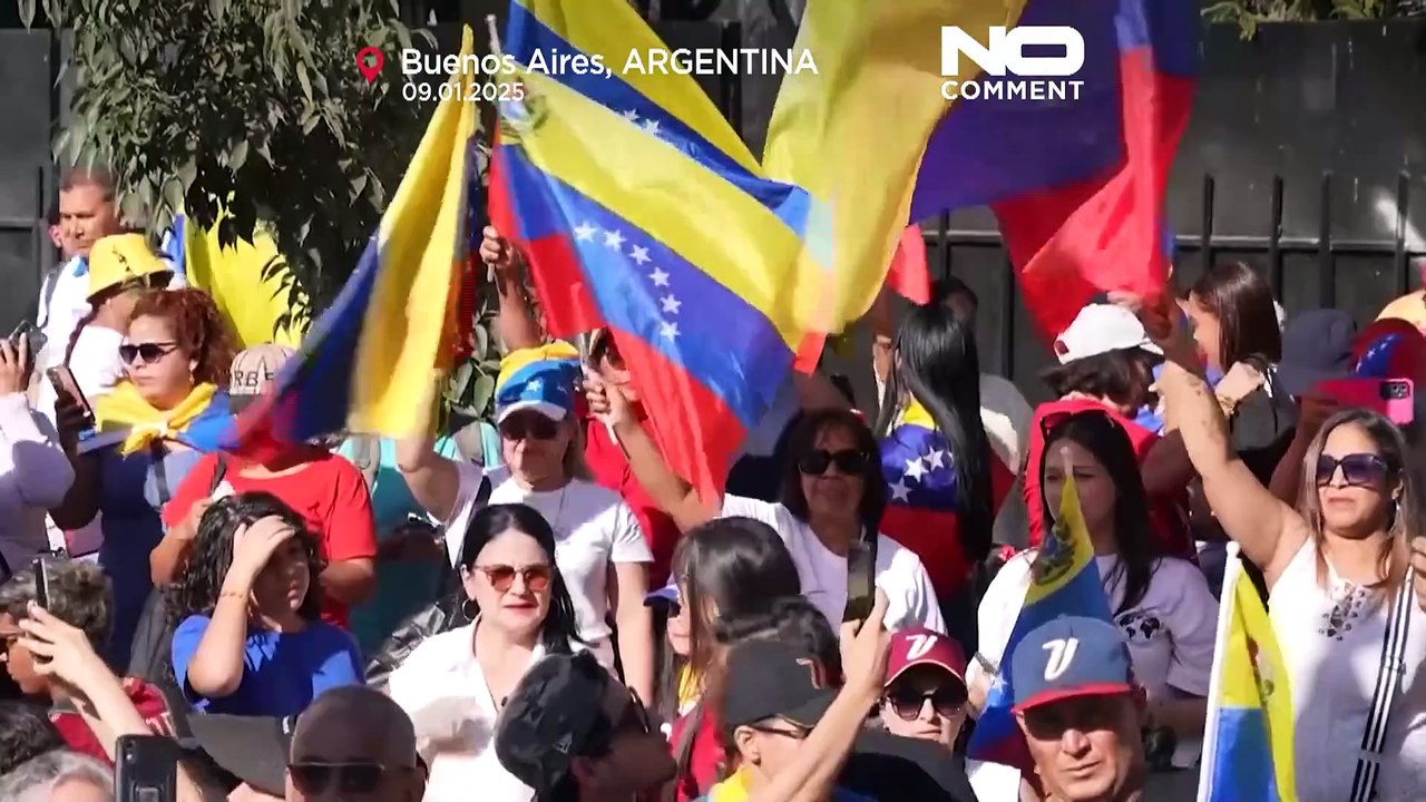 Demonstrationen in ganz Südamerika gegen die Amtseinführung von Maduro in Venezuela