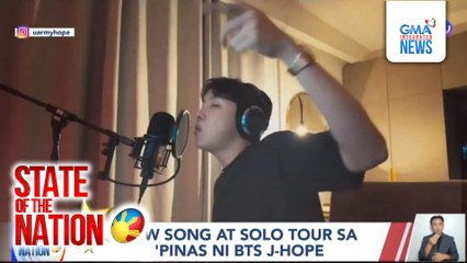ENTERTAINMENT SPOTLIGHT: New song at solo tour sa 'Pinas ni BTS J-Hope | SONA