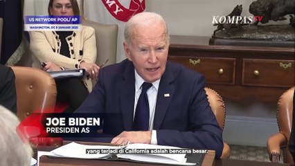 Penampakan Udara Kebakaran California hingga Arahan dari Presiden AS Joe Biden