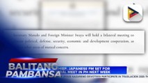 DFA chief, Japanese FM set for bilateral meet in PH next week