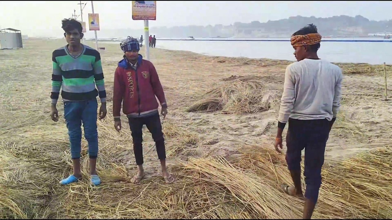 Changing room on Ganga and Yamuna river | Mahakumbh Mela 2025 | Prayagraj Uttar Pradesh India