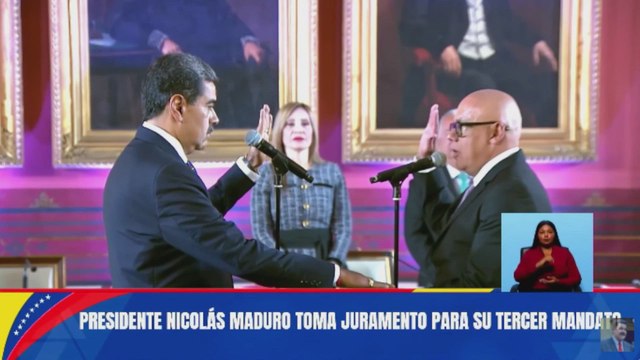 Nicolás Maduro toma posesión como presidente de Venezuela pese a las críticas