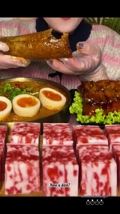 #21 Chinese food Mukbang ASMR | Large meat dumplings, Soft-boiled eggs... #asmr #mukbang #spicyfood