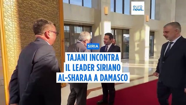 Tajani incontra al Sharaa a Damasco: Italia sia ponte tra nuova Siria e Ue