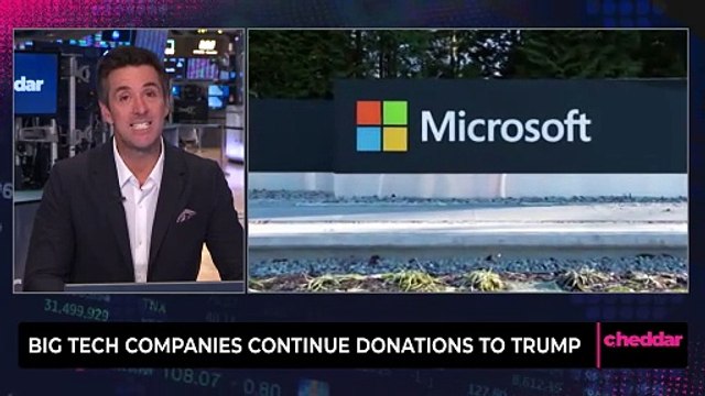 Big Tech Companies Continue Donations to Trump