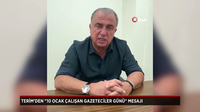 Fatih Terim'den 10 Ocak Çalışan Gazeteciler Günü mesajı