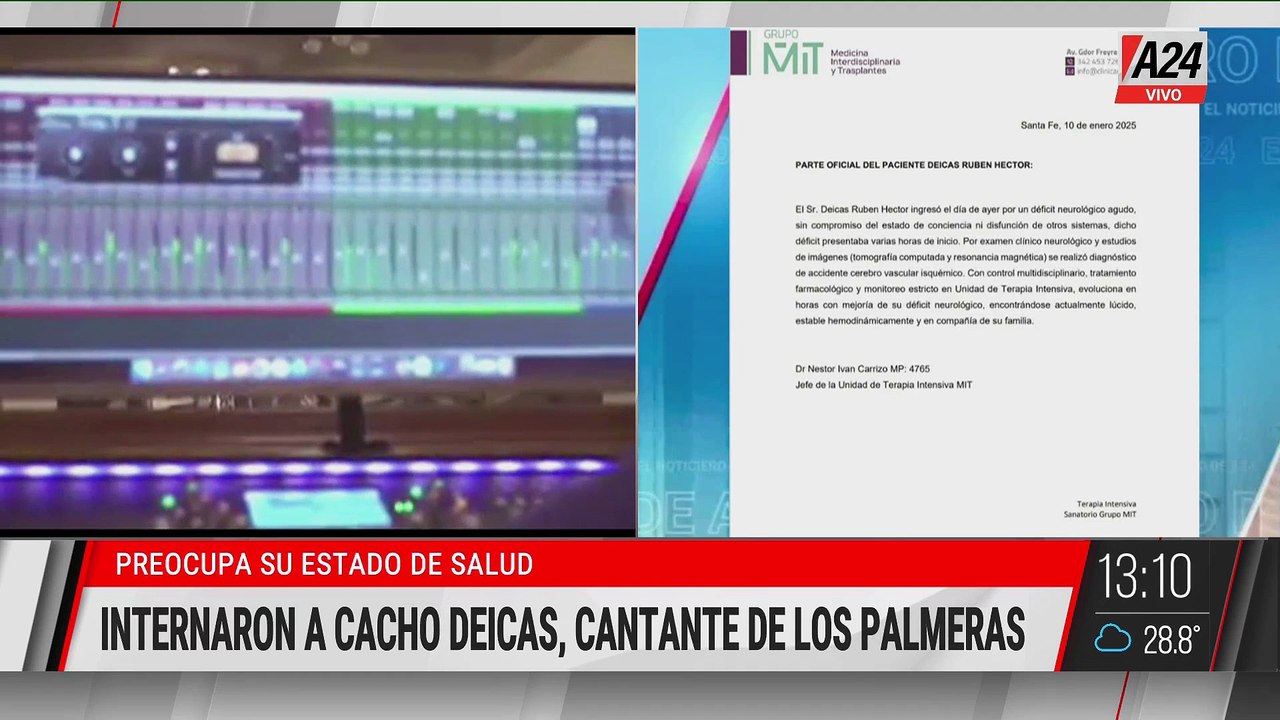 📢 INTERNARON A CACHO DEICAS, LÍDER DE LOS PALMERAS, TRAS SUFRIR UN ACV