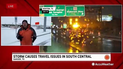Travel disrupted in Texas by major winter storm