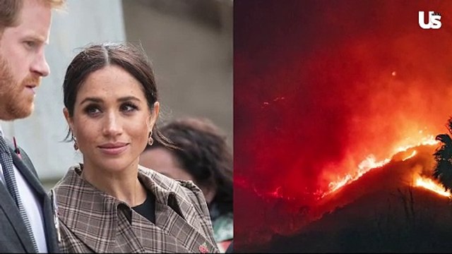 Meghan Markle & Prince Harry Open Their Home To Friends Affected By LA Fires