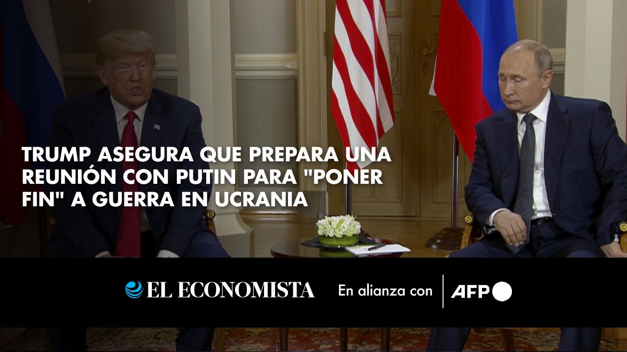 Trump asegura que prepara una reunión con Putin para "poner fin" a guerra en Ucrania