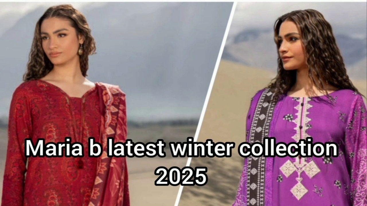 Maria b Latest Winter Collection 2025