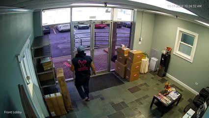 Man Mistakes Tinted Glass for Door and Spits on It While Leaving